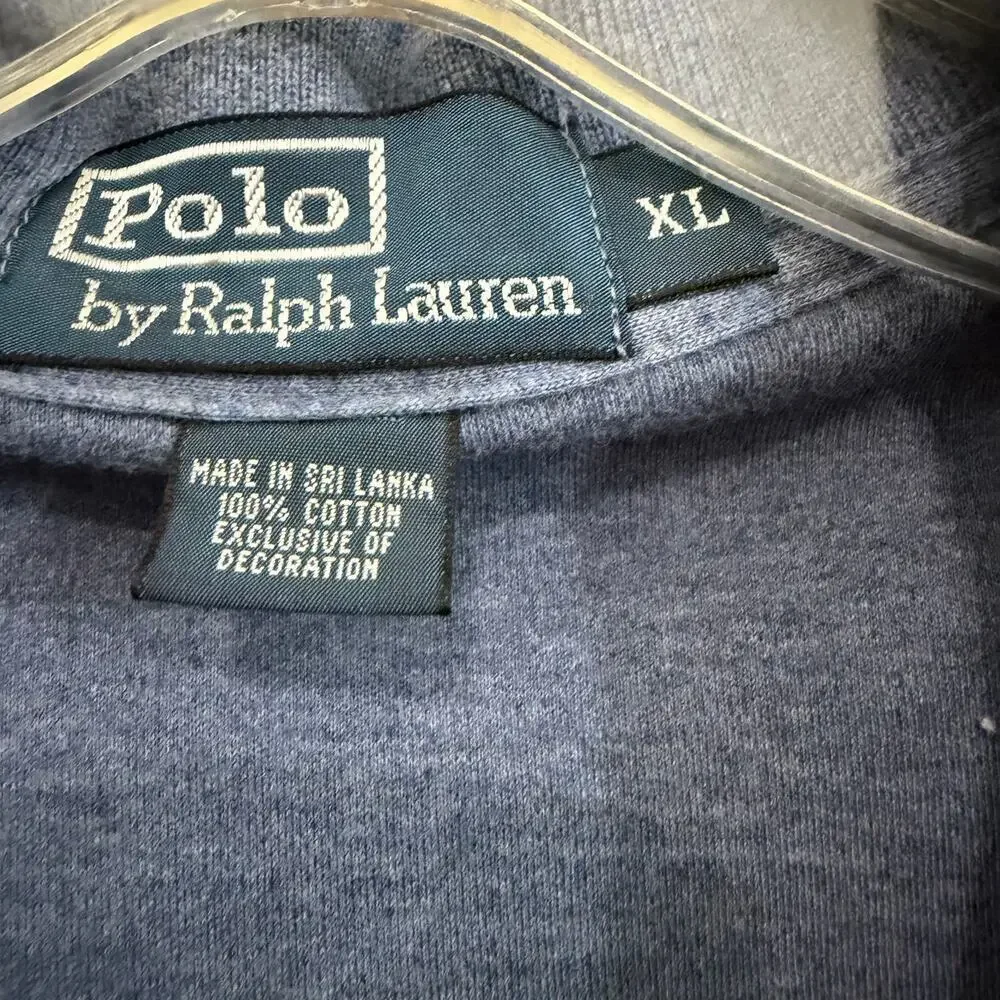 Polo Ralph Lauren Size XL Blue Short Sleeve Polo Shirt Preppy Classic
